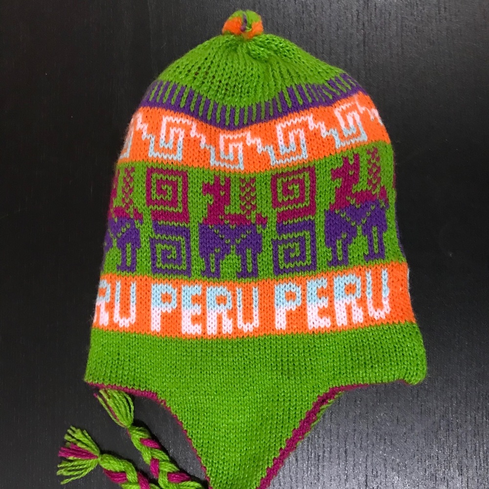 Peruvian Alpaca Wool Beanie Handmade in Peru NEW